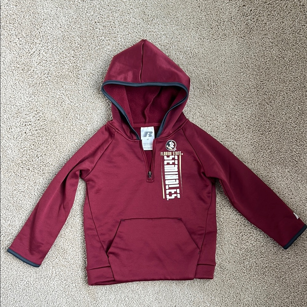 Florida State Seminoles zip hoodie, 4T